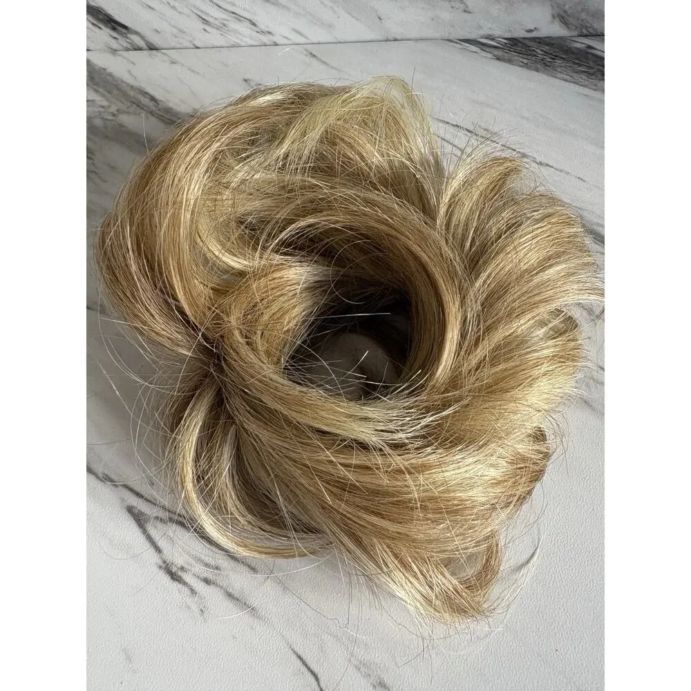 Toni Brattin 3-PC Hairpiece Kit — Medium Blonde Effortless Pony Pouf Messy-Bun